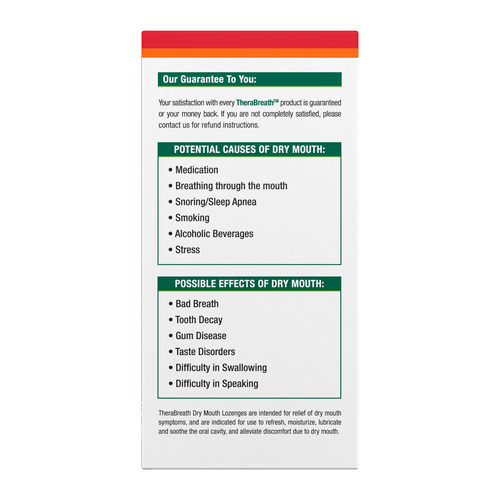 Dry Mouth Lozenges – Tart Berry – 100 CT