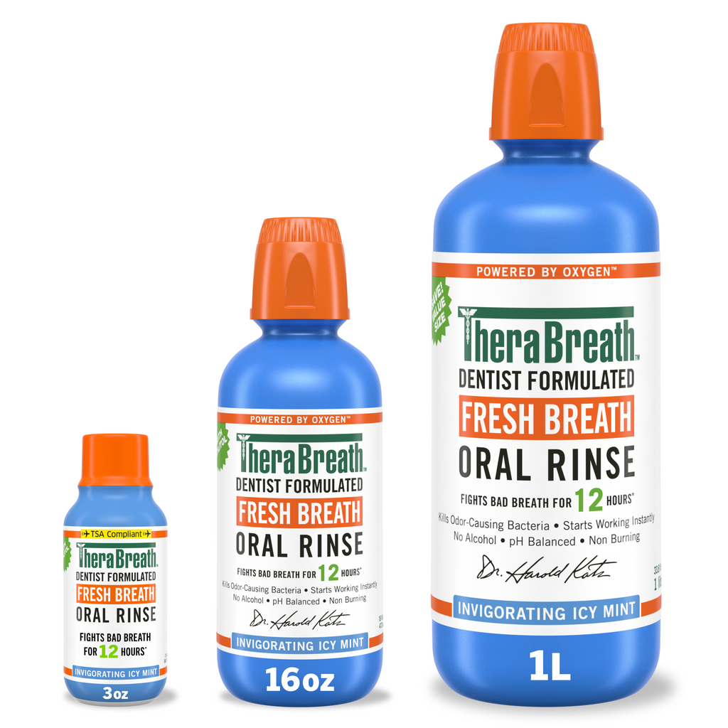 Fresh Breath Oral Rinse – Invigorating Icy Mint – 16 OZ