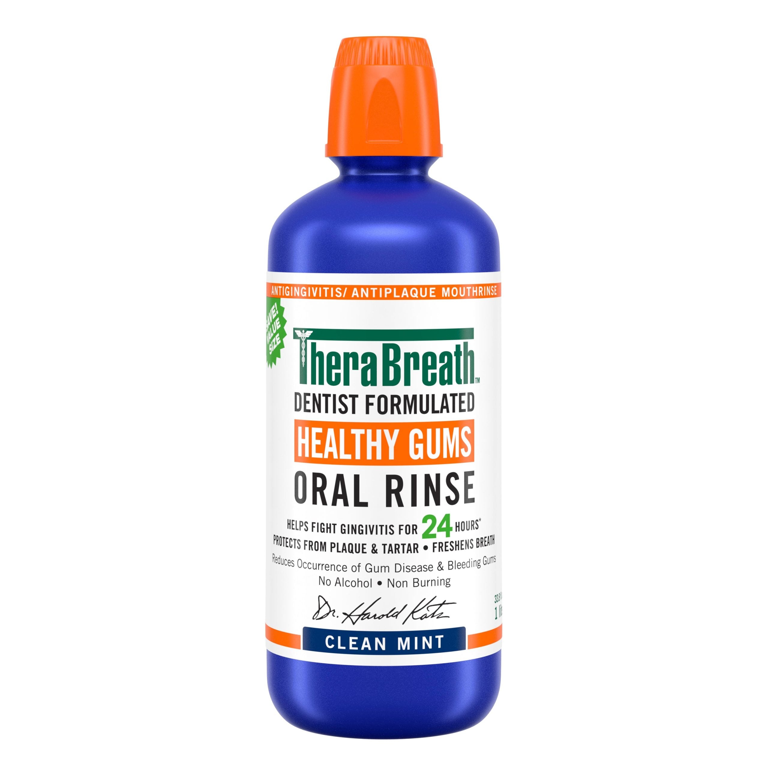 Healthy Gums Oral Rinse W/ Added CPC – Clean Mint – 33.8 OZ