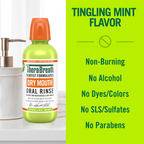 Dry Mouth Oral Rinse – Tingling Mint – 16 OZ