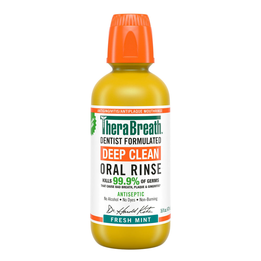 Deep Clean Oral Rinse – Fresh Mint – 16 OZ – 12 Pack (Save 15%)