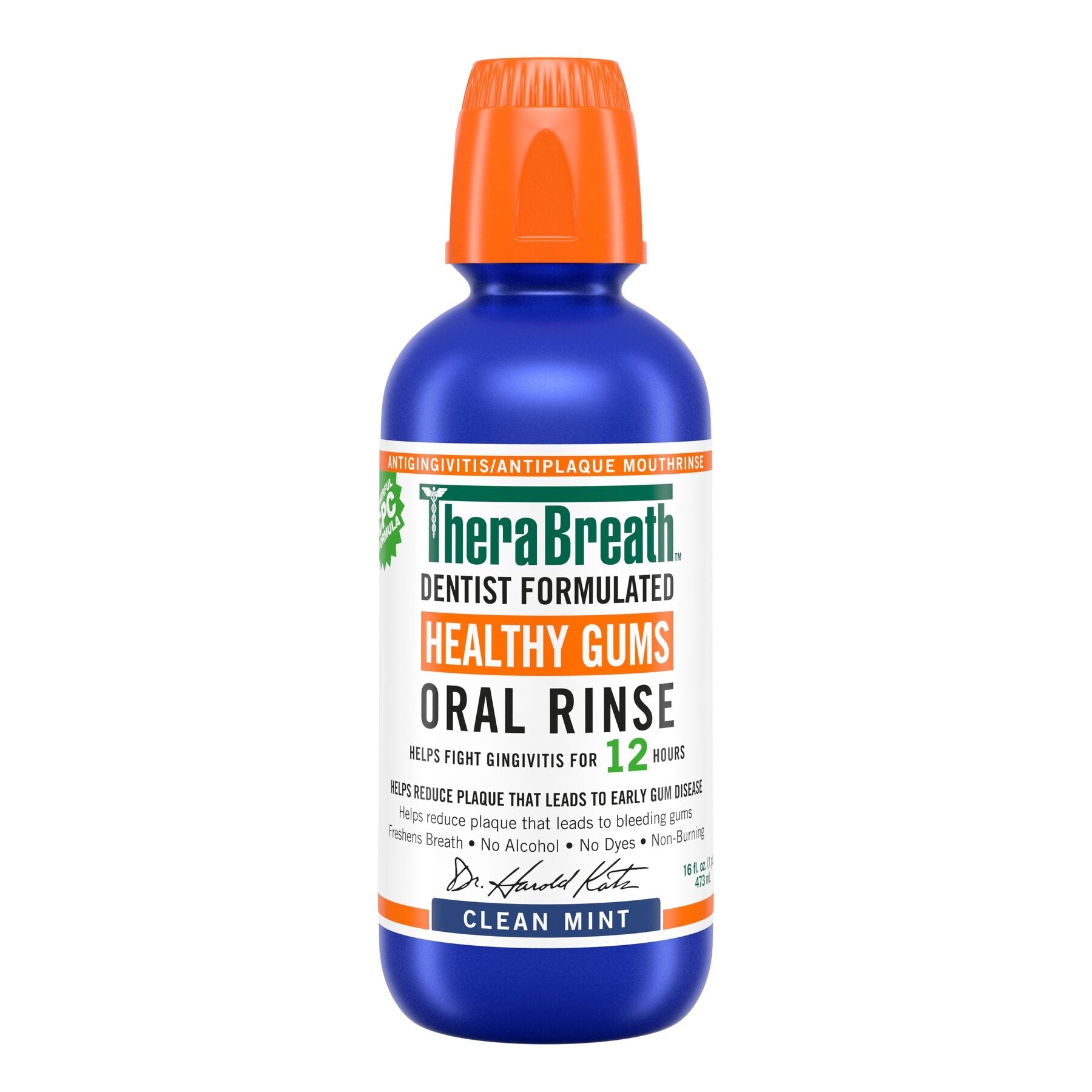 Healthy Gums Oral Rinse W/ Added CPC – Clean Mint – 16 OZ