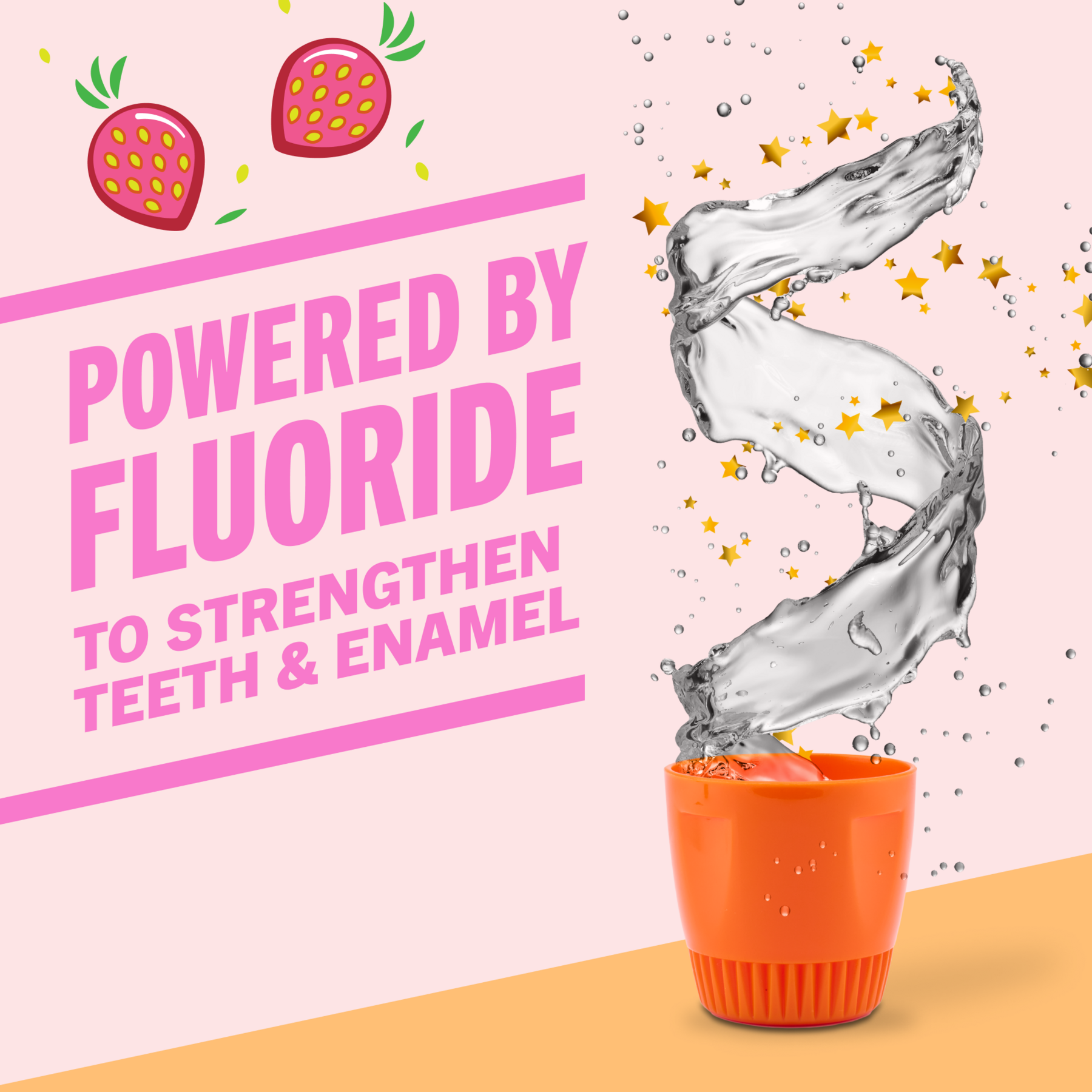 For Kids! Anticavity Oral Rinse – Strawberry Splash