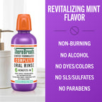 TheraBreath Complete Mouthwash, 6-In-1 Bene?ts, Alcohol-Free, Revitalizing Mint