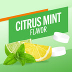 Fresh Breath Chewing Gum, Citrus Mint Flavor – 10 Count (Pack of 6)