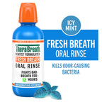 Fresh Breath Oral Rinse – Invigorating Icy Mint – 16 OZ