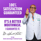 TheraBreath Complete Mouthwash, 6-In-1 Bene?ts, Alcohol-Free, Revitalizing Mint – 16 oz