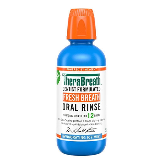 Fresh Breath Oral Rinse – Invigorating Icy Mint – 16 OZ