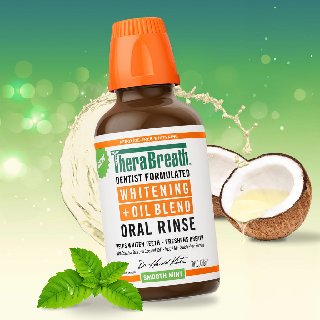 Whitening Oil Blend Oral Rinse ?C Smooth Mint – 10 OZ