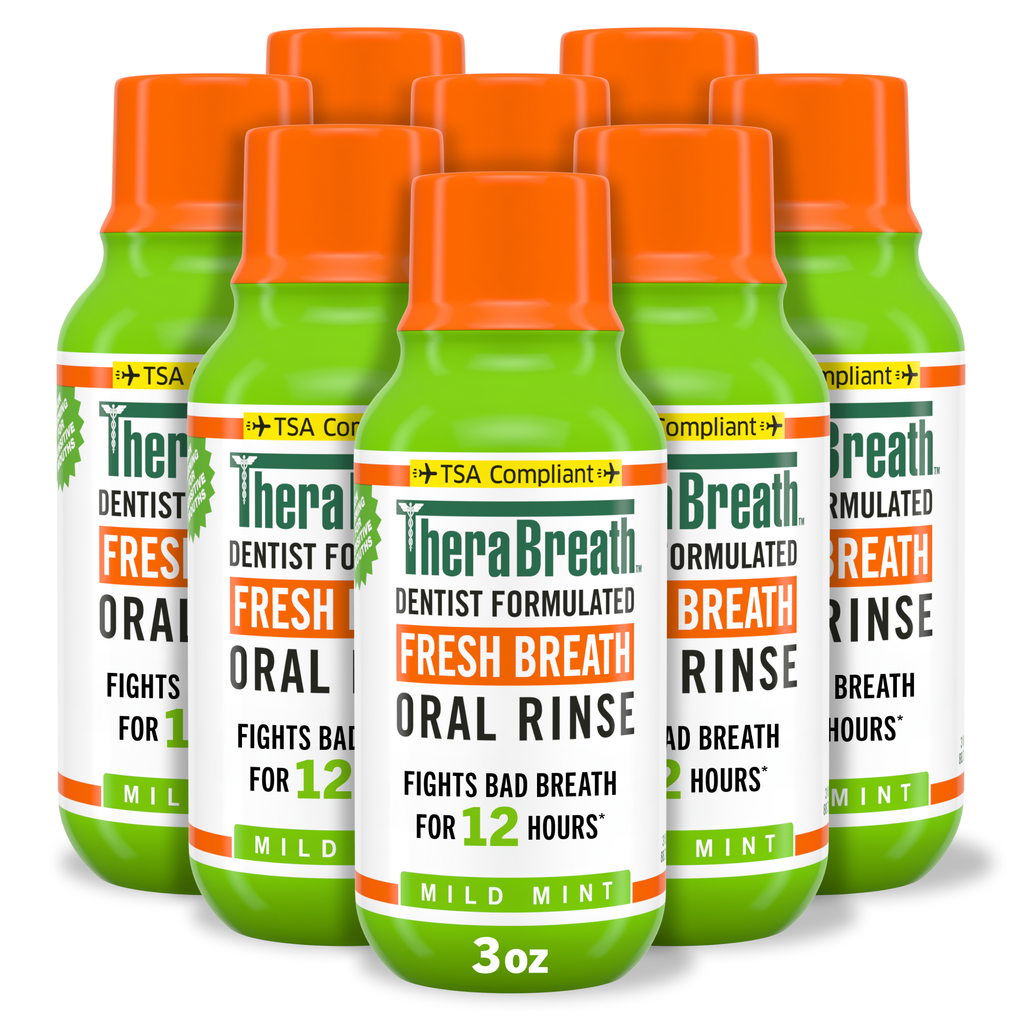 Fresh Breath Oral Rinse – Mild Mint – 33.8 OZ
