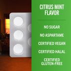 Fresh Breath Chewing Gum, Citrus Mint Flavor – 10 Count (Pack of 6)