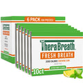 Fresh Breath Chewing Gum, Citrus Mint Flavor – 10 Count (Pack of 6)
