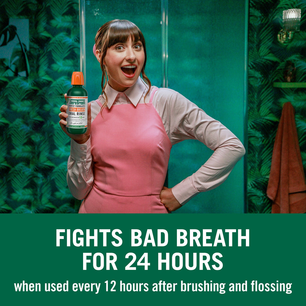 Fresh Breath Oral Rinse – Rainforest Mint – 16 OZ – 12 Pack (Save 15%)
