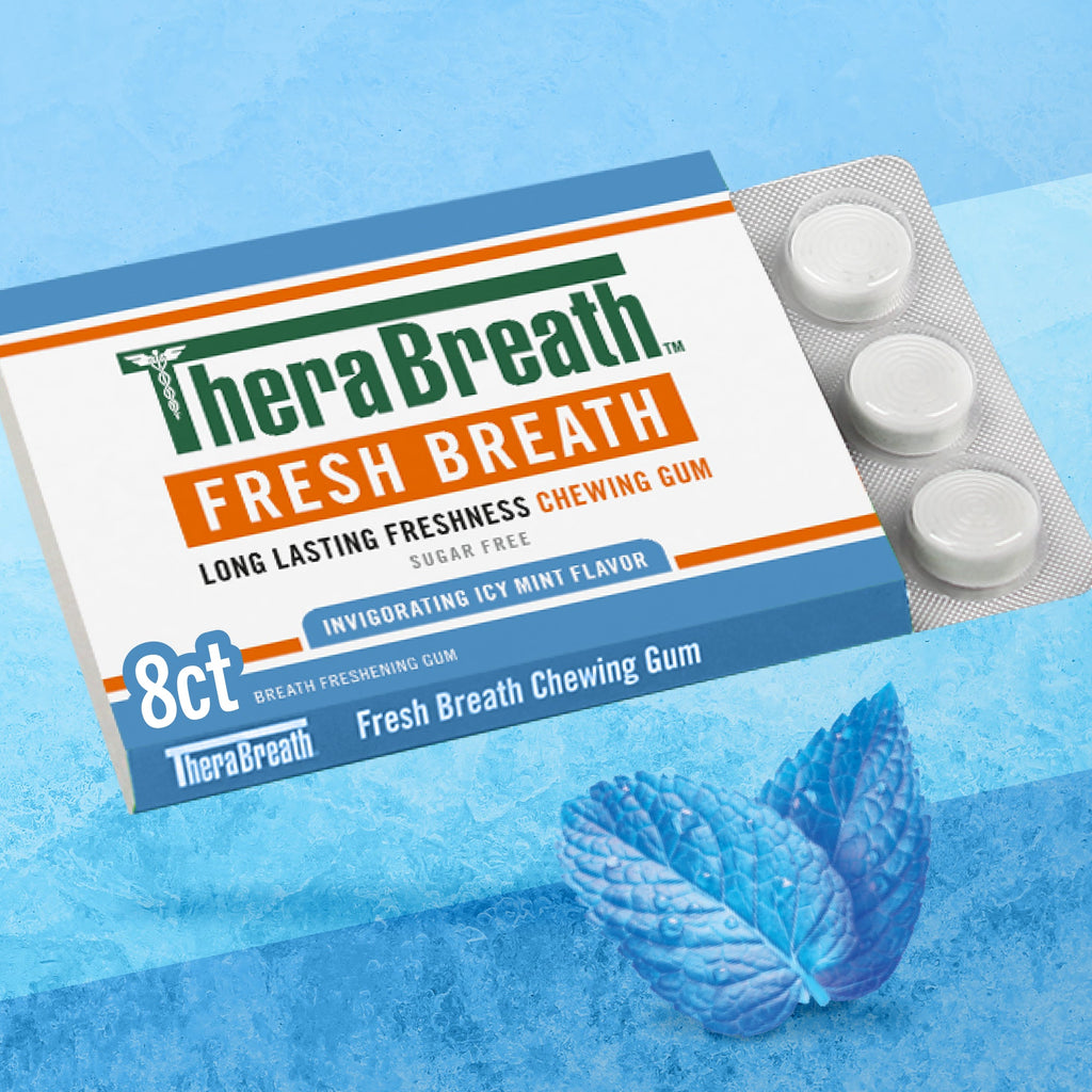 Chewing Gum, Invigorating Icy Mint Flavor – 8 Count (Pack of 9)