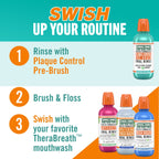 Plaque Control Pre-Brush Oral Rinse – Refreshing Mint Flavor
