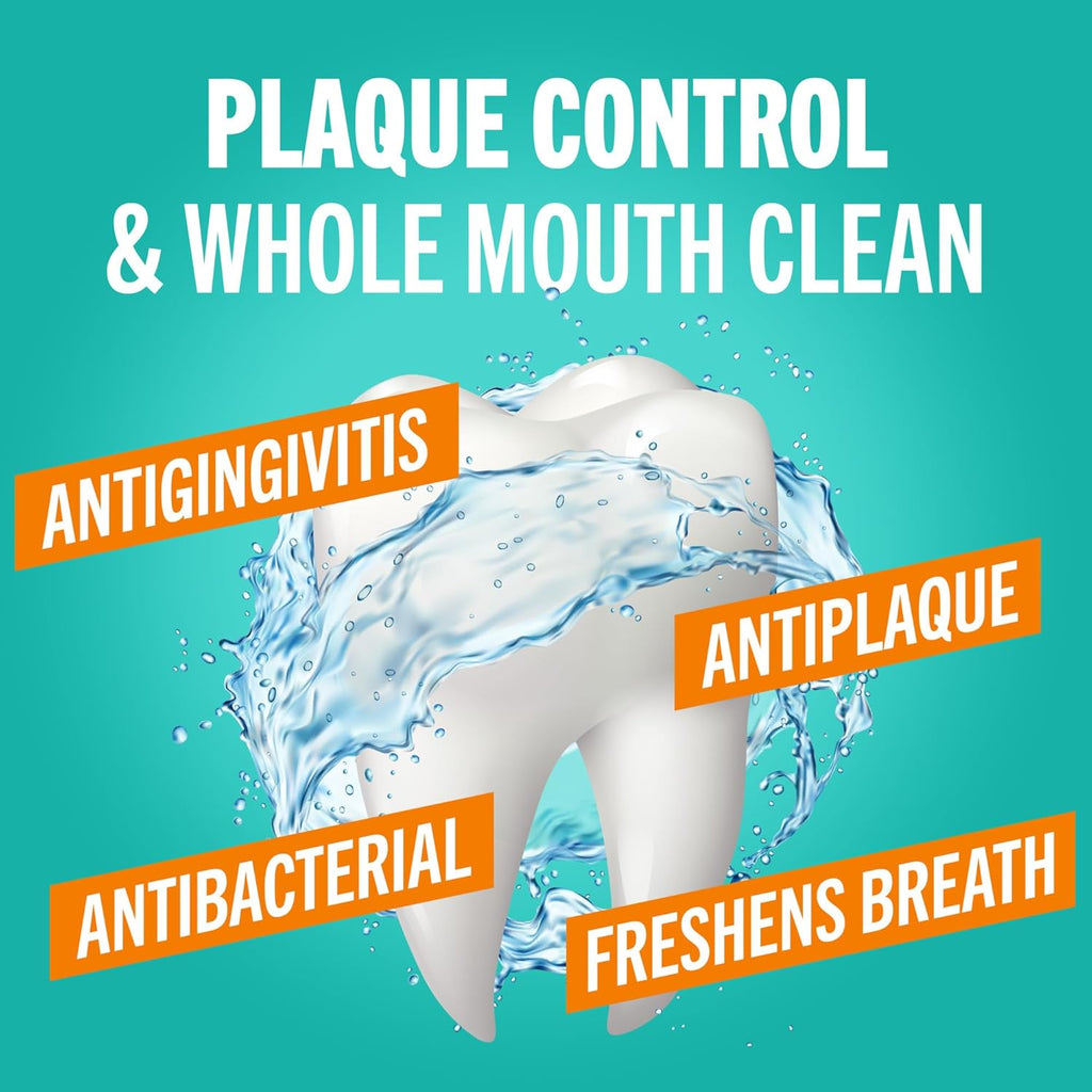 Plaque Control Pre-Brush Oral Rinse – Refreshing Mint Flavor – 16 OZ – 12 Pack (Save 15%)