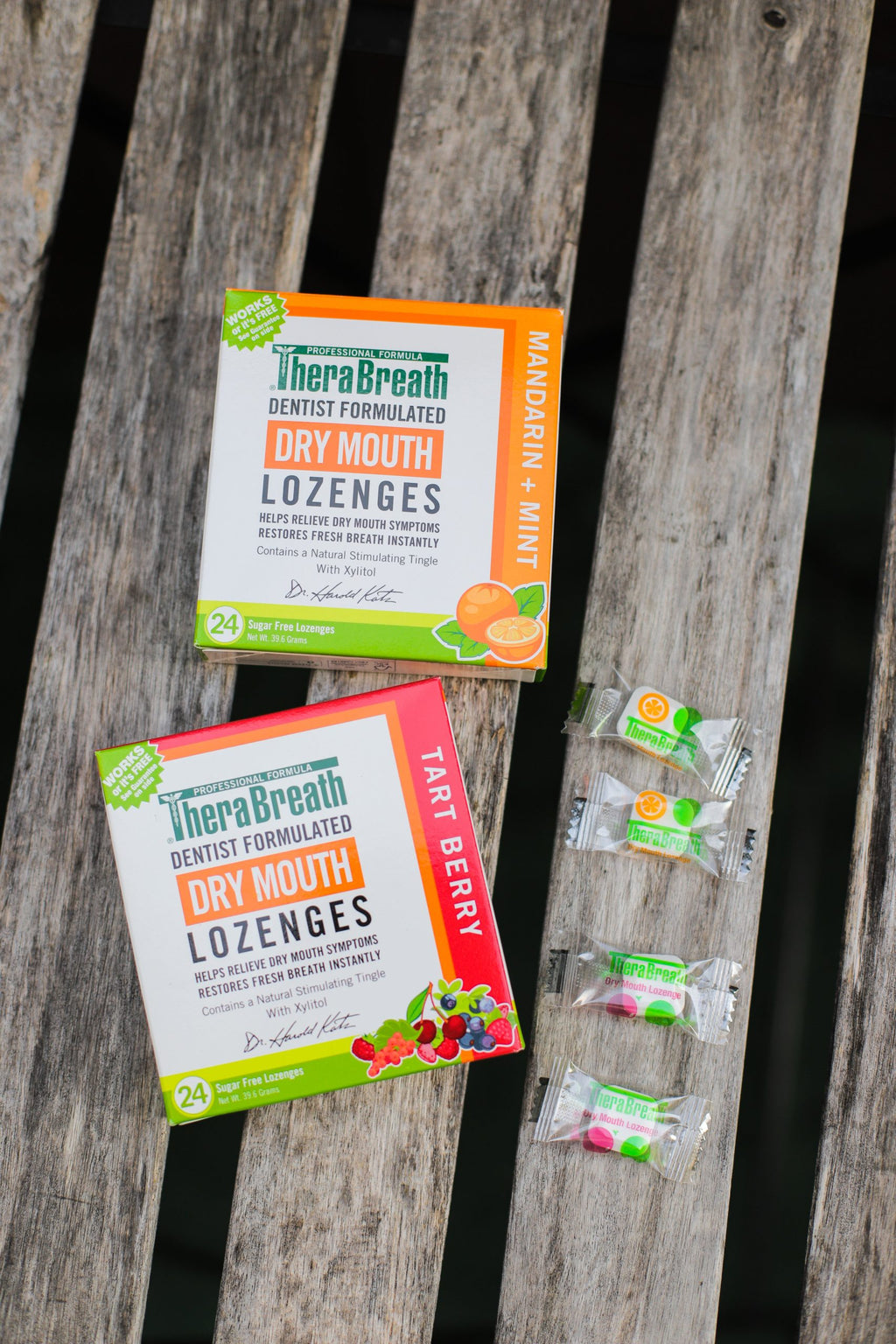 Dry Mouth Lozenges – Tart Berry – 24 CT
