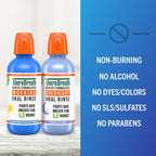 TheraBreath AM PM Mouthwash Bundle, Morning & Overnight Rinses, 16 Fl Oz, 2-Pack